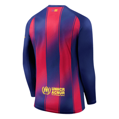 Barcelona Thuisshirt 2025/26 Lange Mouwen