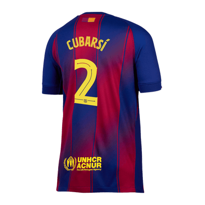 CUBARSÍ #2 Barcelona Thuisshirt 2025/26 - UCL