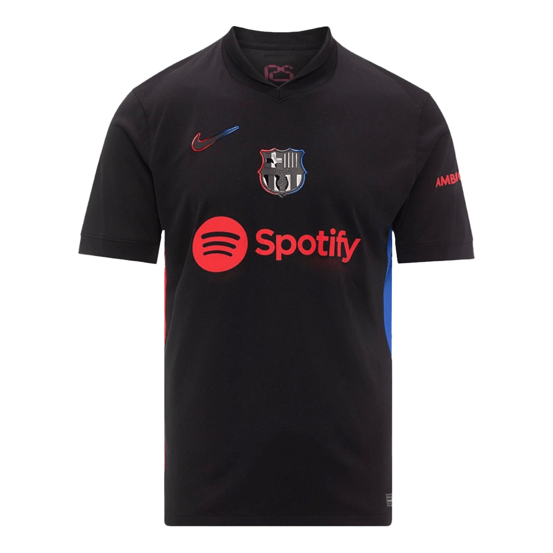 LAMINE YAMAL#19 Barcelona Uitshirt 2024/25- UCL