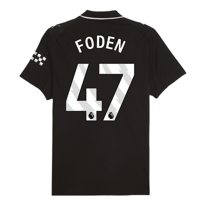 FODEN #47 Manchester City Uitshirt 2025/26 Spelersversie