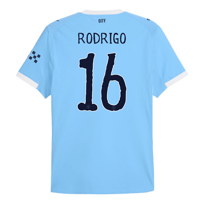 RODRIGO #16 Manchester City Thuisshirt 2025/26 Spelersversie - Club World Cup