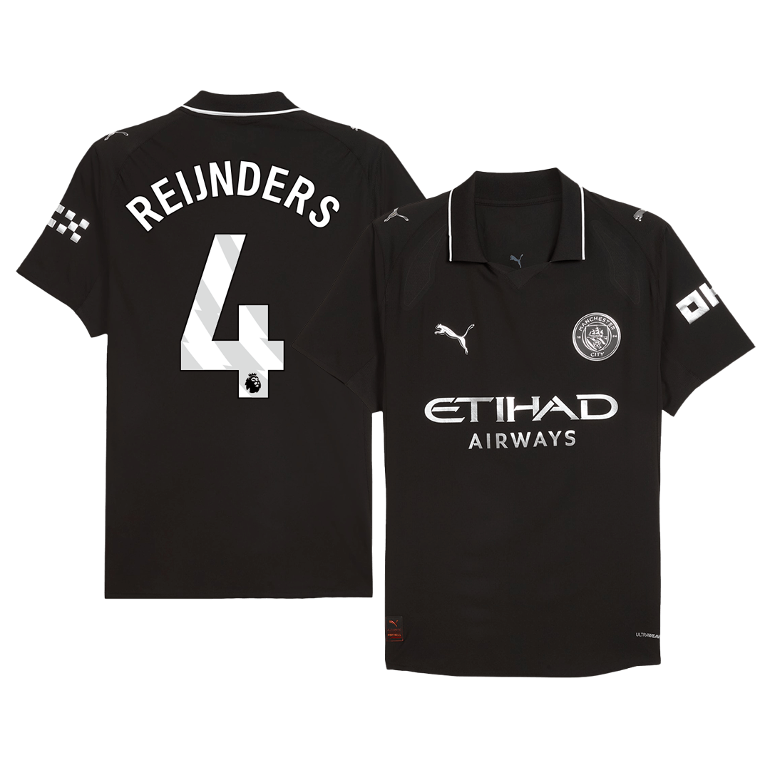 REIJNDERS #4 Manchester City Uitshirt 2025/26 Spelersversie