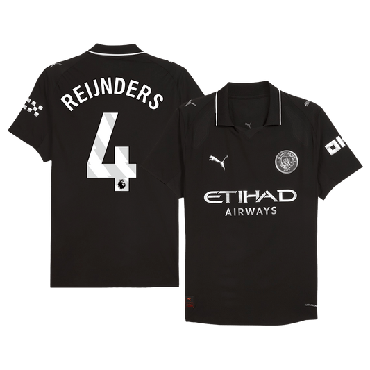 REIJNDERS #4 Manchester City Uitshirt 2025/26 Spelersversie