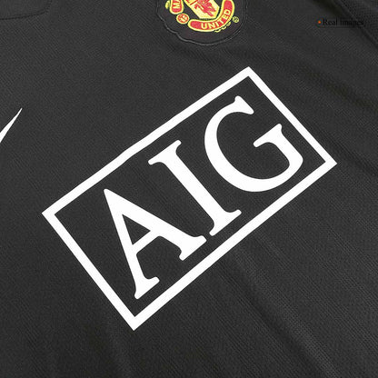 SCHOLES #18 Retro 2007/08 Manchester United Uitshirt (Long)