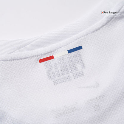 Kid's PSG uit-tenue (shirt + broek) 2024/25