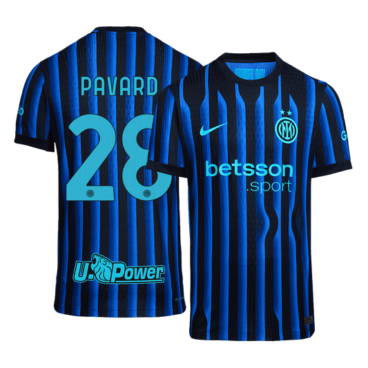 PAVARD #28 Inter Milan Thuisshirt 2025/26 Spelersversie