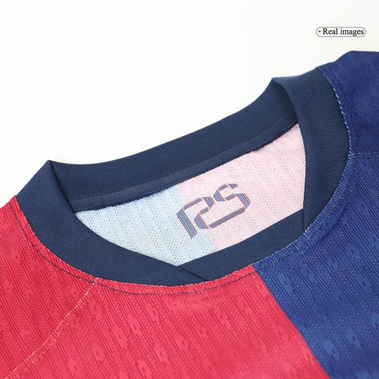 Spelersversie Barcelona Thuisshirt 2024/25 - 125th Anniversary(Spotify-logo zonder tekst)