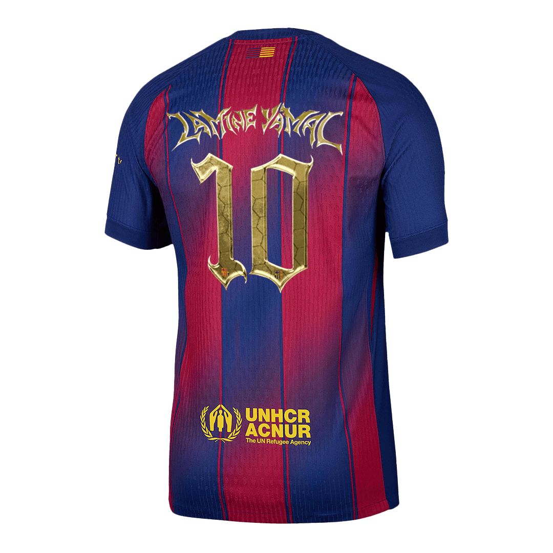 LAMINE YAMAL #10 Barcelona Thuisshirt 2025/26 Spelersversie Kopa Trophy Edition