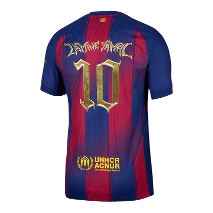 LAMINE YAMAL #10 Barcelona Thuisshirt 2025/26 Spelersversie Kopa Trophy Edition