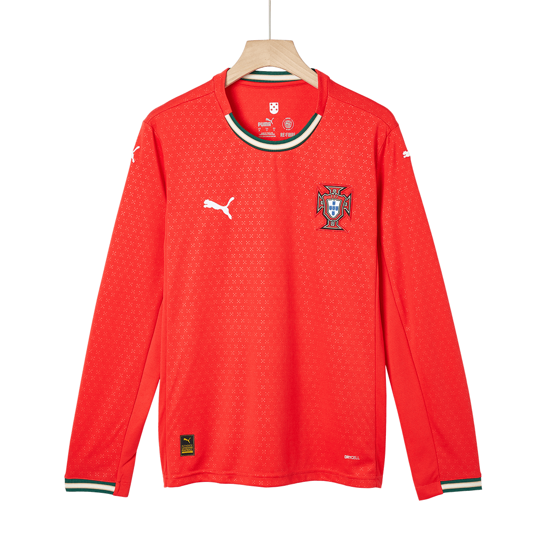 Portugal Thuisshirt 2025 Lange Mouwen