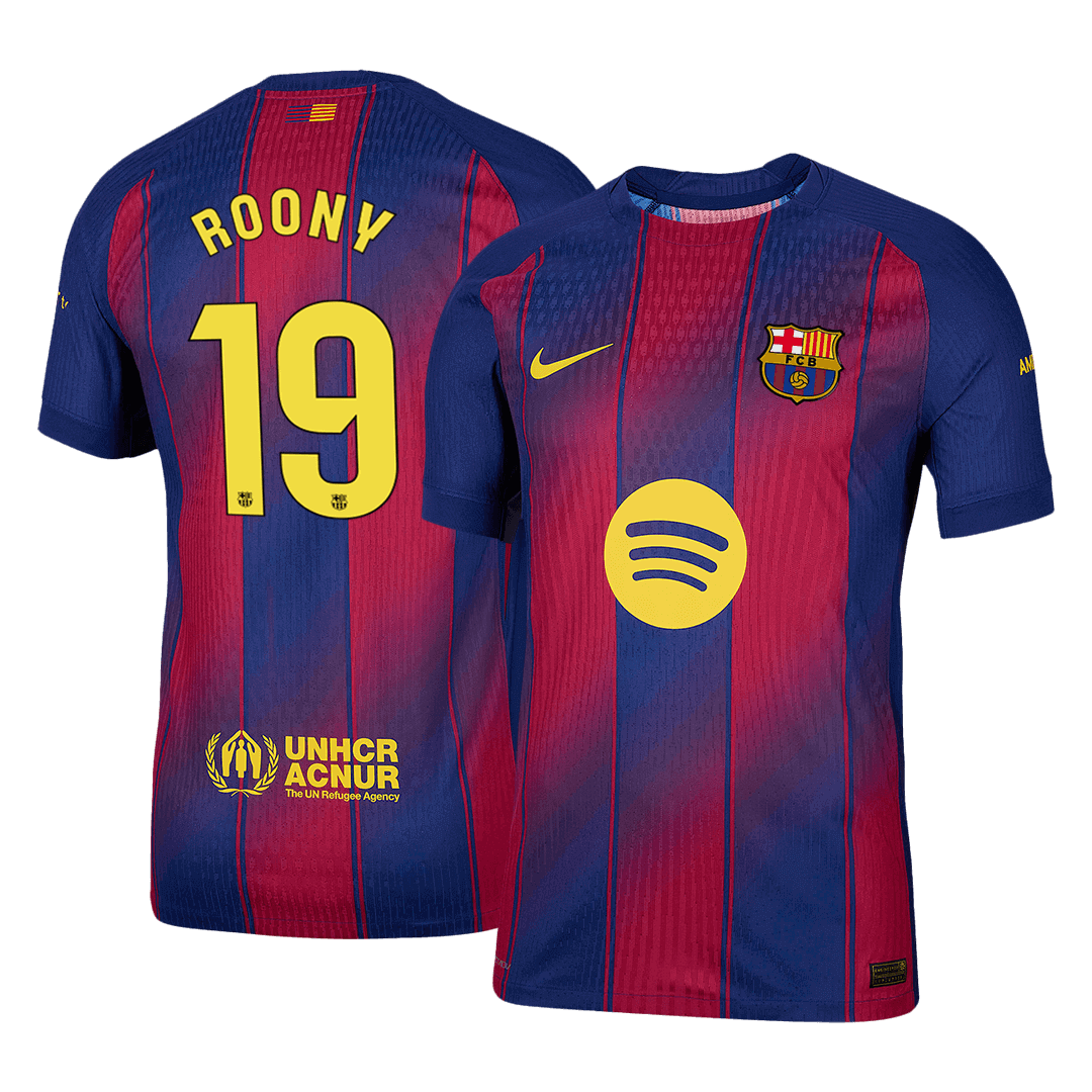 ROONY #19 Barcelona Thuisshirt 2025/26 Spelersversie