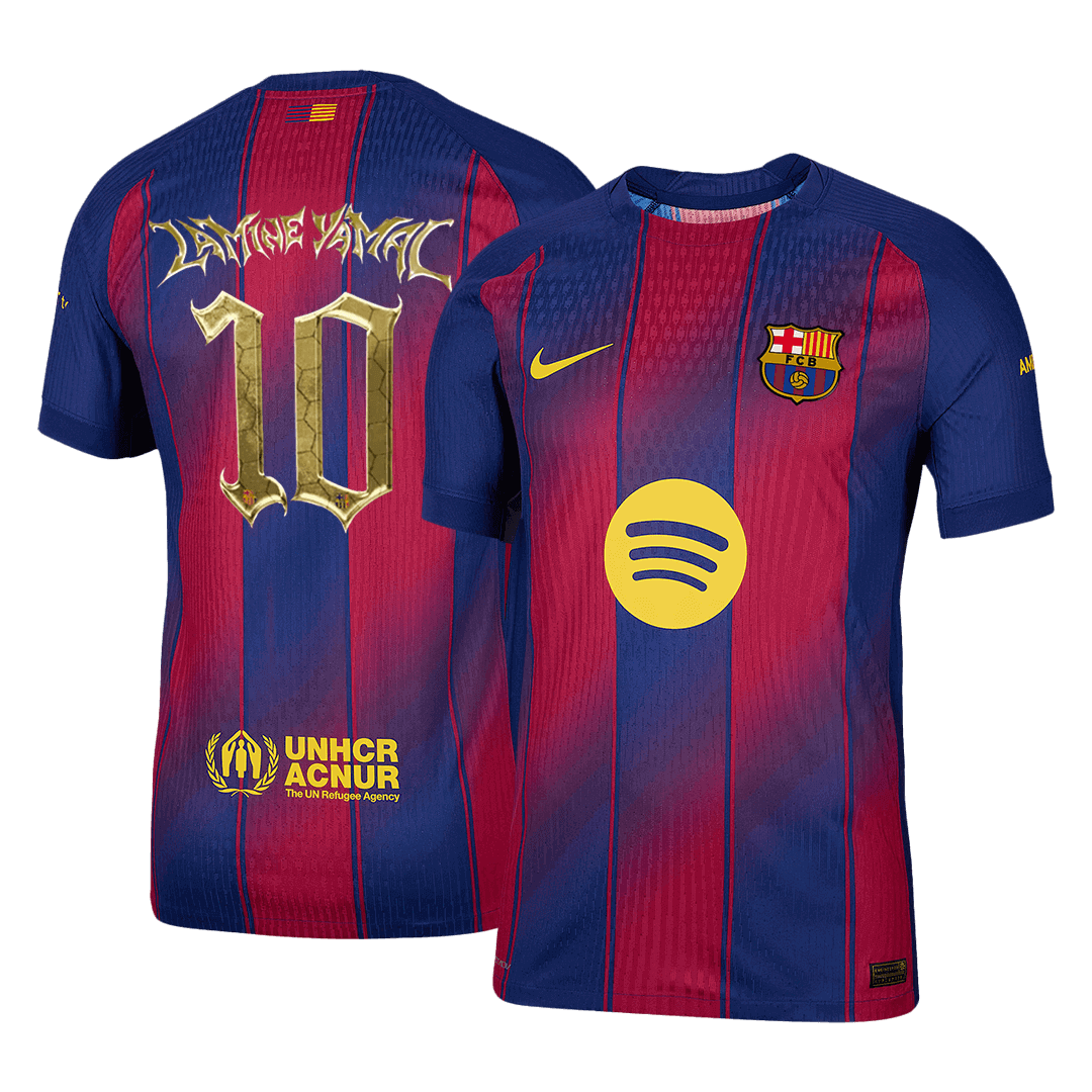LAMINE YAMAL #10 Barcelona Thuisshirt 2025/26 Spelersversie Kopa Trophy Edition