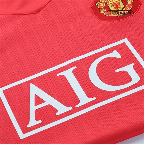 Retro 2007/08 Manchester United Thuisshirt