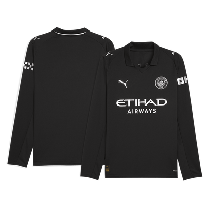 Manchester City Uitshirt 2025/26 Lange Mouwen