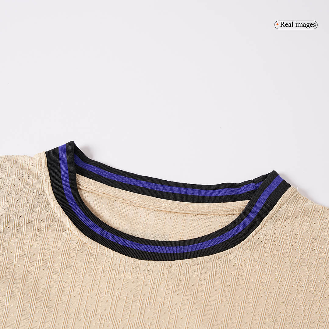 F.DE JONG #21 Barcelona Uitshirt 2025/26 Spelersversie - UCL