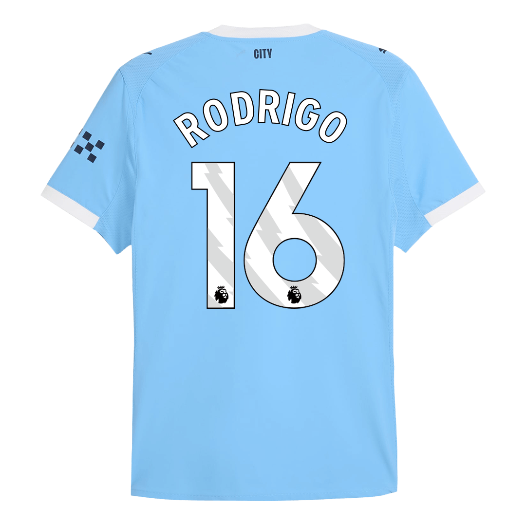 RODRIGO #16 Manchester City Thuisshirt 2025/26 Spelersversie