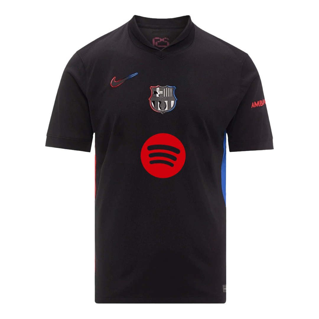 LAMINE YAMAL #19 Barcelona Uitshirt 2024/25-UCL-zonder tekst